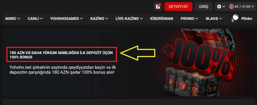 İdman mərcləri üçün xoş gəlmisiniz bonusu haqqında ətraflı məlumat